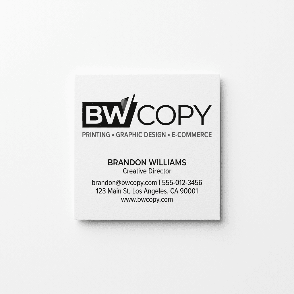 Black and White Copy Printing